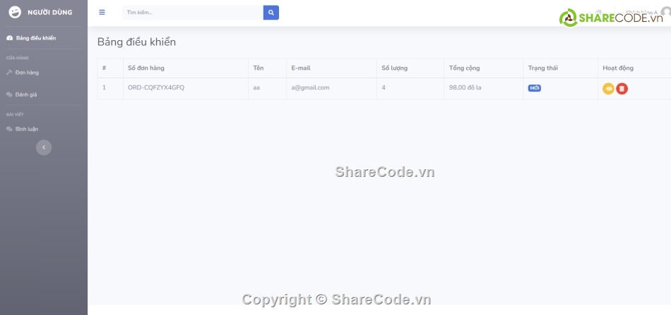web,Laravel,điện tử,thương mại