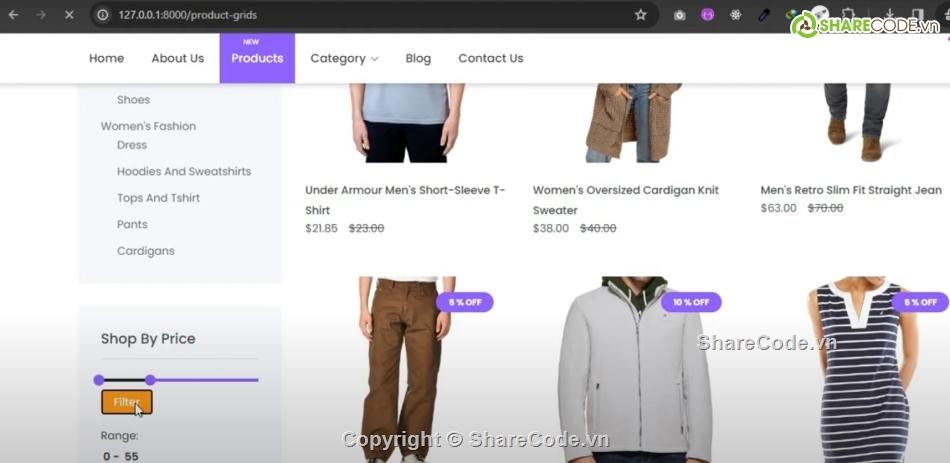 giao diện web,Laravel,điện tử,thương mại