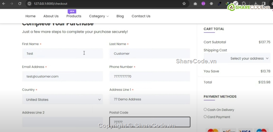 giao diện web,Laravel,điện tử,thương mại