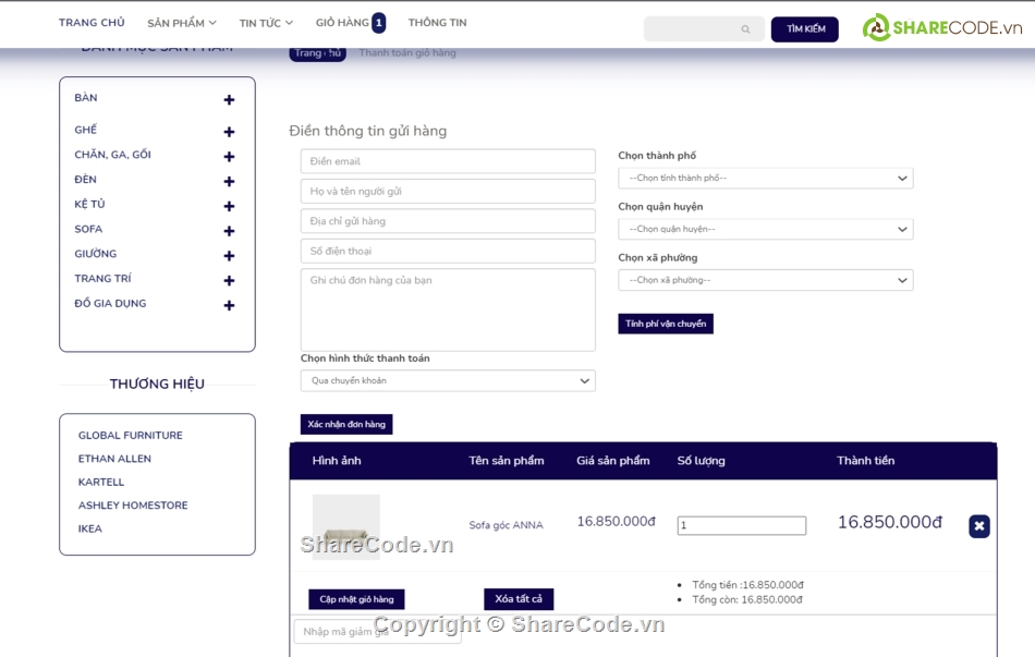 web,nội thất,thương mại,web thương mại điện tử