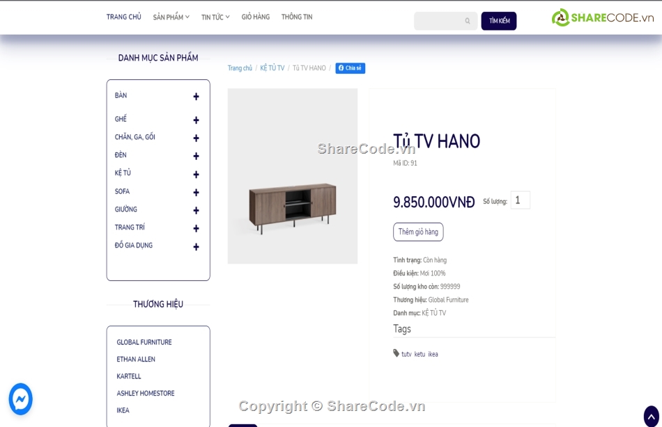web,nội thất,thương mại,web thương mại điện tử