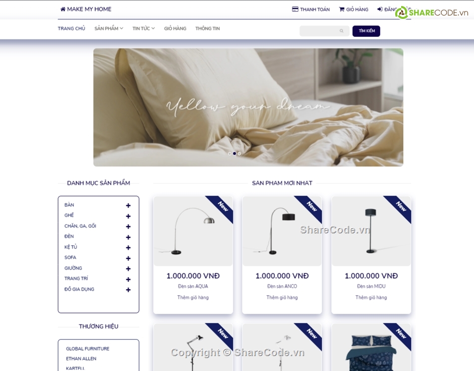 web,nội thất,thương mại,web thương mại điện tử