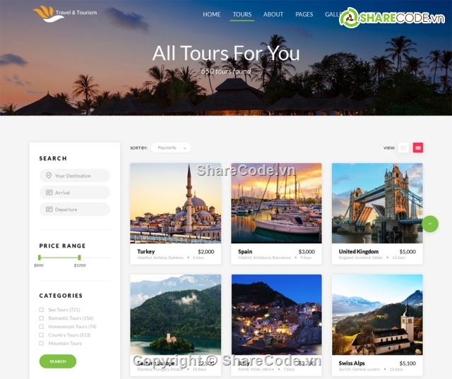 Travel & Travel Agency Template,book tour,Trendy Travel - Tour