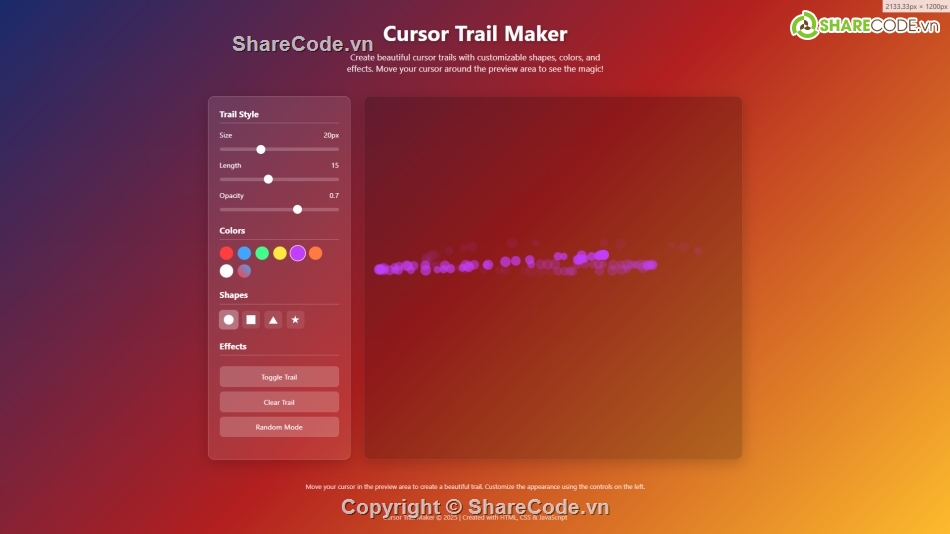 javascript,code cusor,code click
