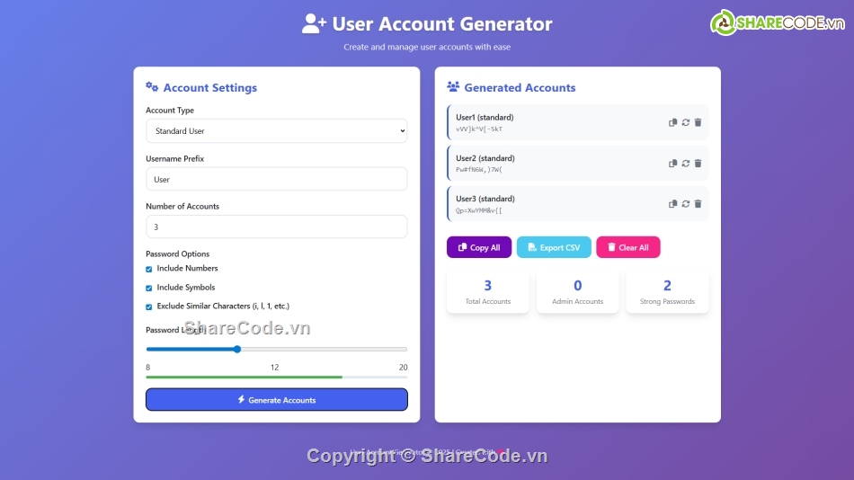 javascript,tài khoản,tạo tài khoản