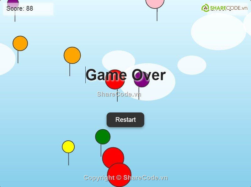 javascript,game bắn bóng,code game bắn bóng