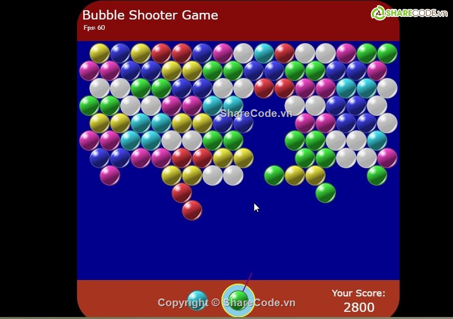 bắn bong bóng,game bắn súng,javascript