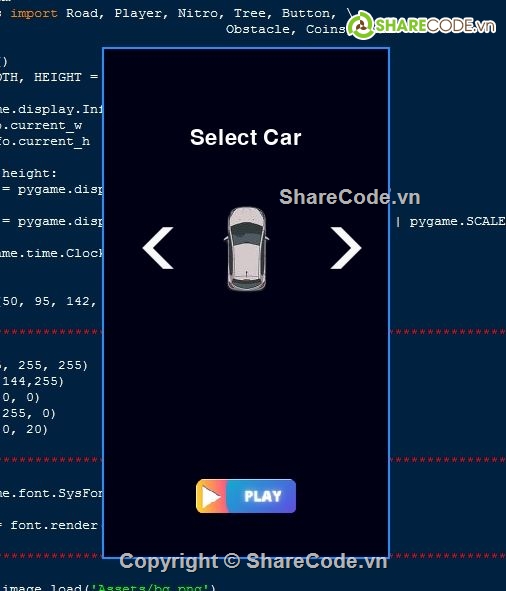 Trò chơi đua xe,Code game đua xe,source game đua xe