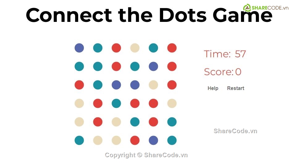 game nối điểm,trò chơi kết nối,kết nối