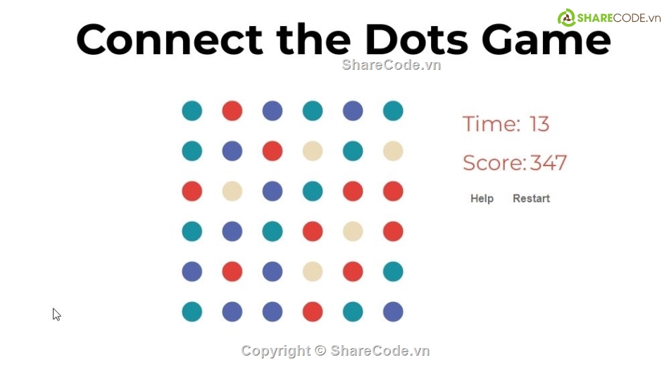 game nối điểm,trò chơi kết nối,kết nối
