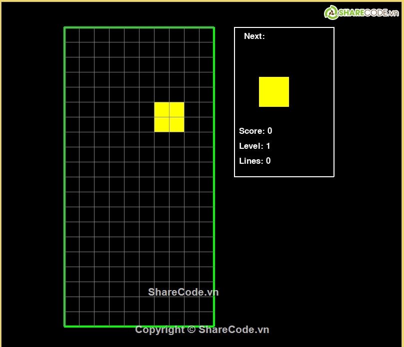 Tetris,pygame,xếp hình
