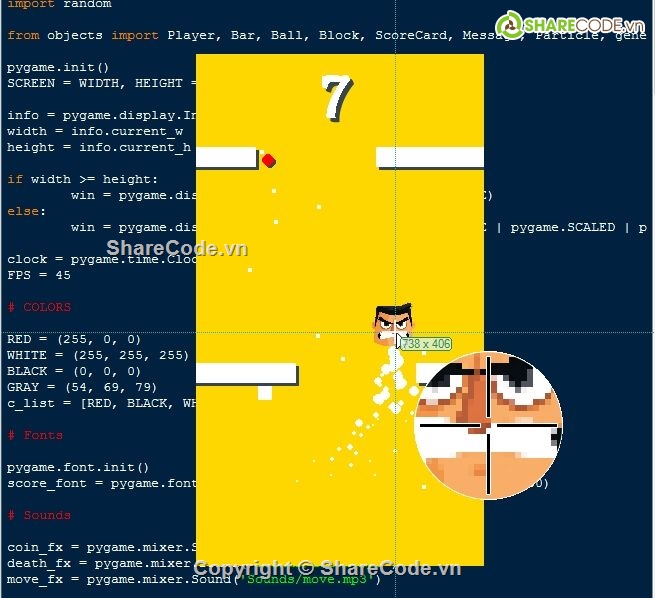 game đơn giản,pygame,code hay