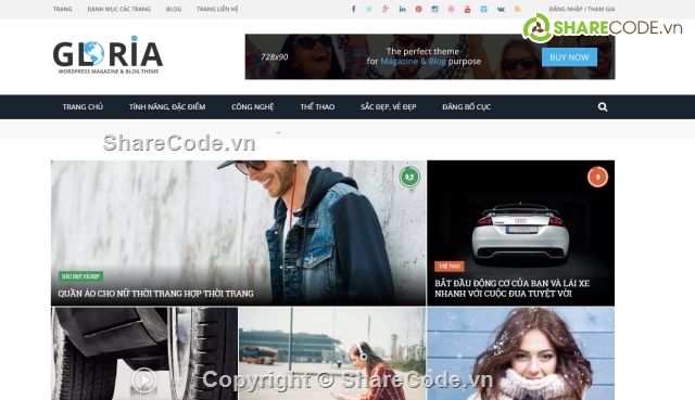 theme tin tức wordpress,web tạp chí,giao diện web,giao diện đẹp