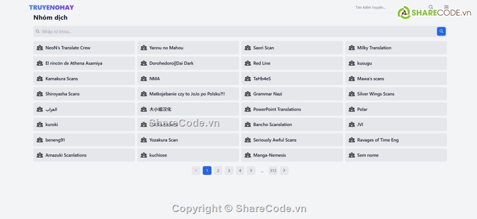 web truyện,theme truyện tranh,Code truyện tranh web đọc truyện,Theme WordPress đọc truyện,website truyện tranh