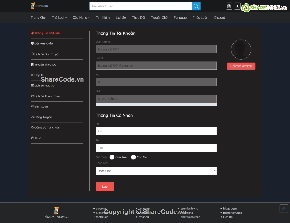 web truyện,theme truyện tranh,Code truyện tranh web đọc truyện,Theme WordPress đọc truyện,website truyện tranh