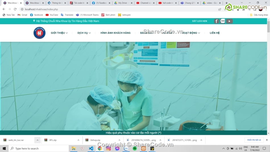 Temp phòng khám nha khoa php,code phòng khám nha khoa,full code nha khoa php,code nha khoa php,template nha khoa