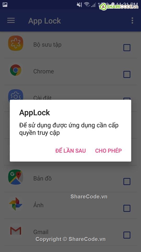 Applock,khóa màn hình,Ứng dụng Applock,Applock android,Ứng dụng android,Ứng dụng