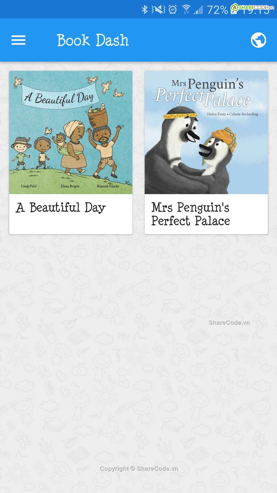 android,book,ứng dụng androi