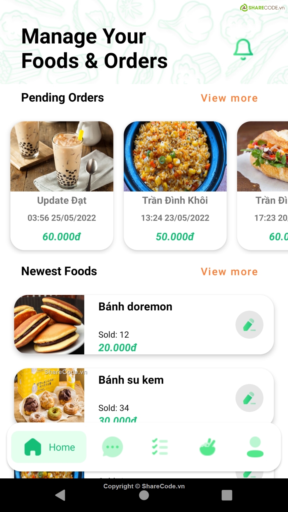 Ứng dụng,canteen,đặt đồ ăn,Ứng dụng đặt đồ ăn