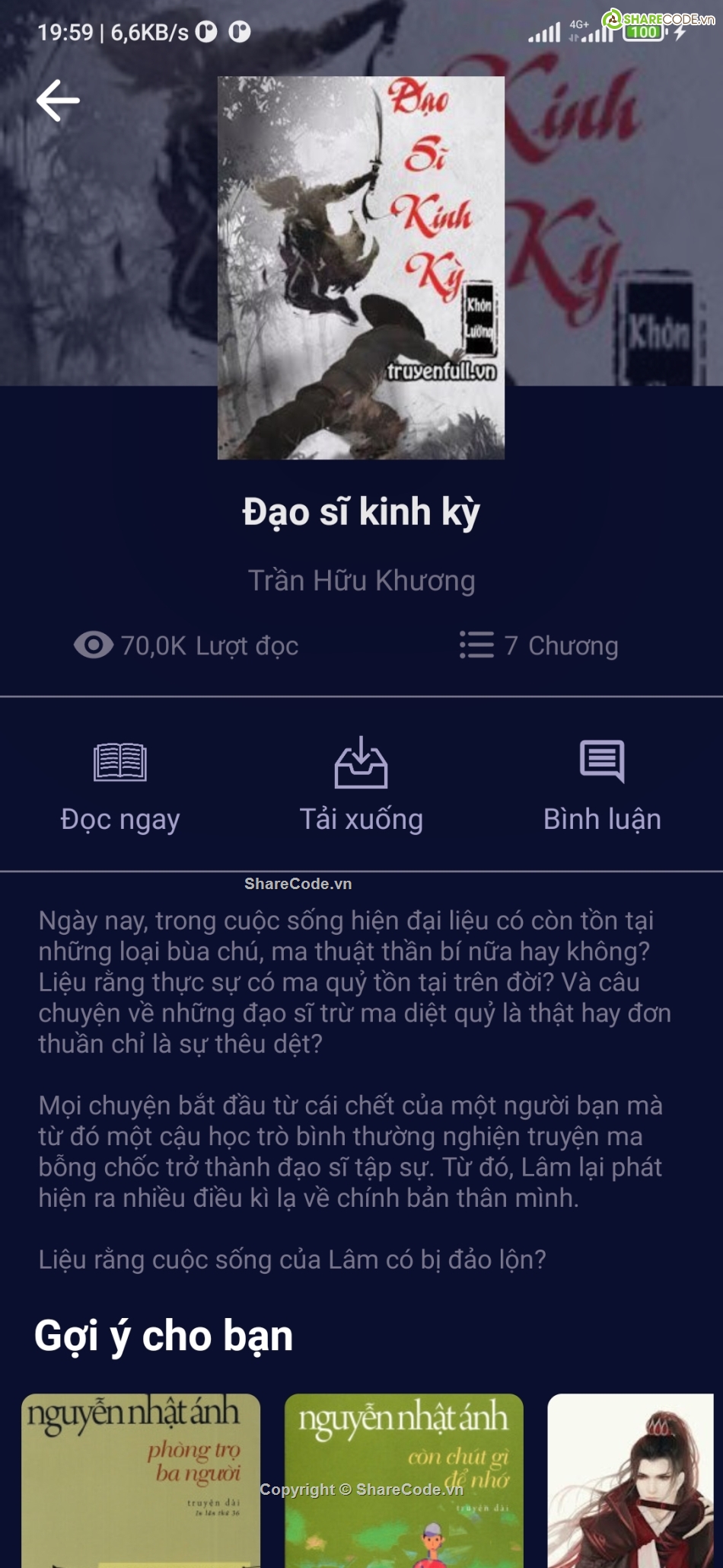 Ứng dụng  Android,Ứng dụng,website đọc truyện đẹp