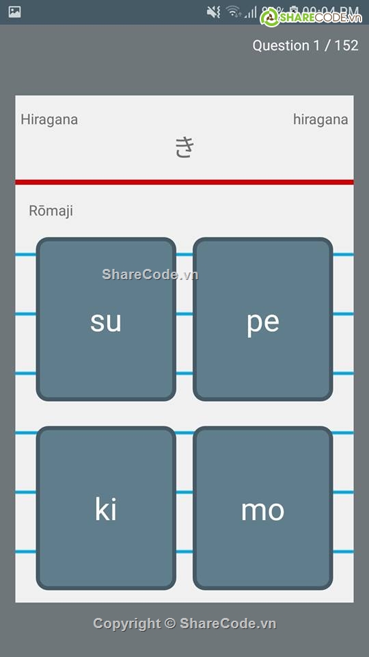 Ứng dụng android,flash card,flashcard,học tiếng nhật,học tiếng trung,app học tiếng nhật