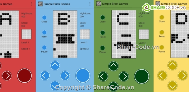 game bắn xe tăng,game bắn súng,source bắn xe tăng,code game bắn xe tăng tank2d,Simple Brick Games,Ứng dụng android