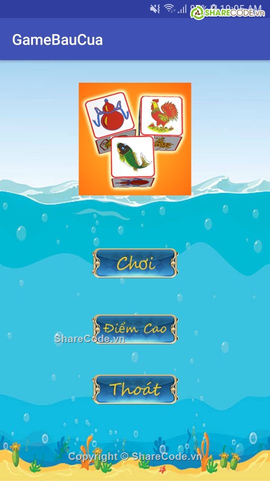 game bầu cua,code game bầu cua,bầu cua cá,Ứng dụng game bầu cua,Ứng dụng android,game android