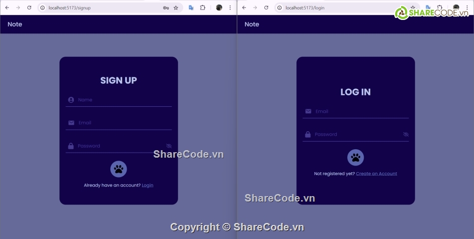 Ứng dụng,đơn giản,Ghi chú