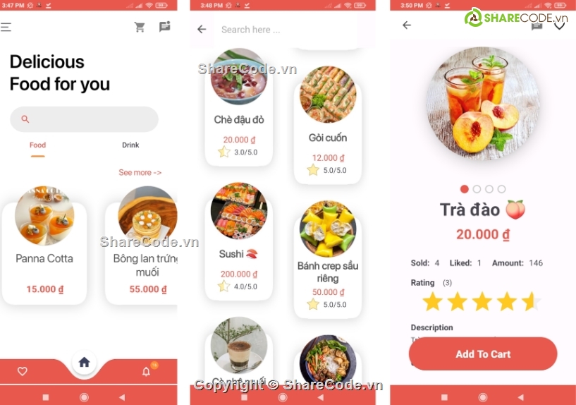 Ứng dụng,java,Ứng dụng đặt đồ ăn,ứng dụng đồ ăn