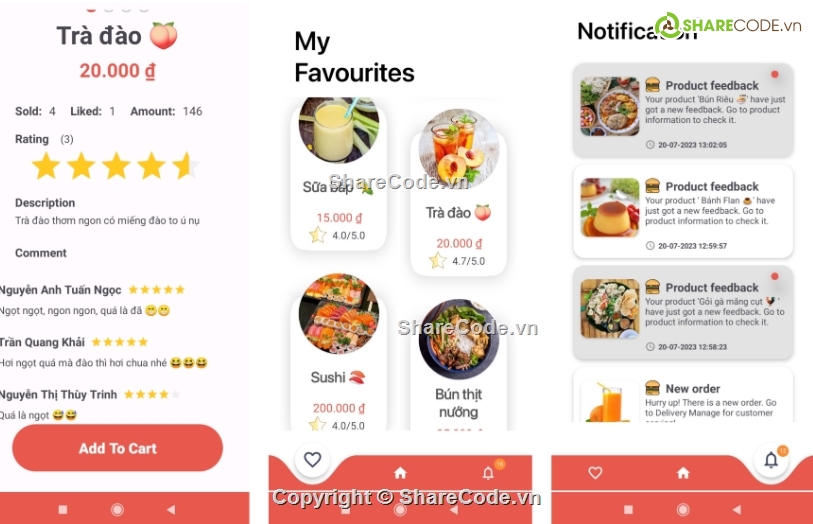 Ứng dụng,java,Ứng dụng đặt đồ ăn,ứng dụng đồ ăn