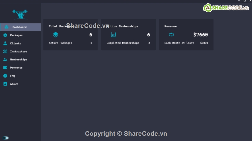 Ứng dụng,gym,quản lý phòng gym