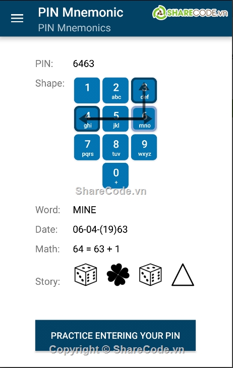 mã pin,ứng dụng mã pin,mã pin qua hình ảnh,Ứng dụng android,Ứng dụng,android