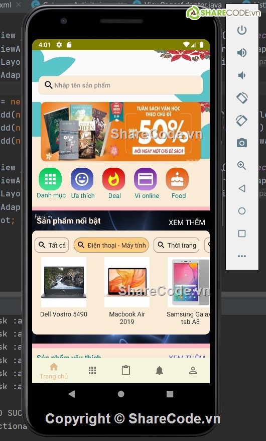 code mua sắm online,bán hàng firebase,Code bán hàng online,code android bán hàng,bán hàng android studio