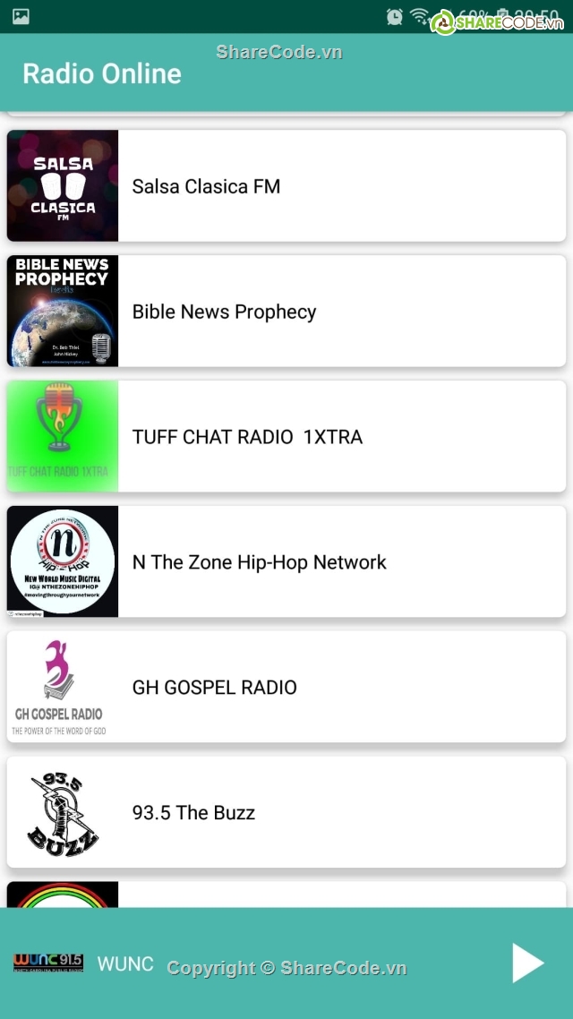 Ứng Dụng Nghe RADIO online,App radio,radio app,radio android,ung dung nghe nhac,chương trình nghe nhạc android