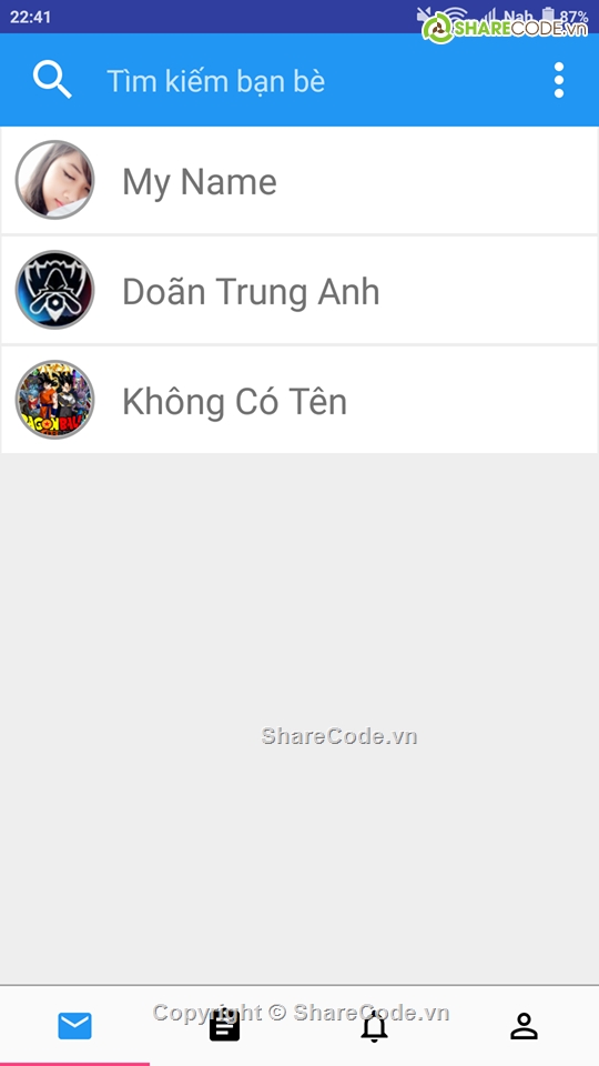 Ứng dụng,Chat,Nhắn tin,firebase,facebook