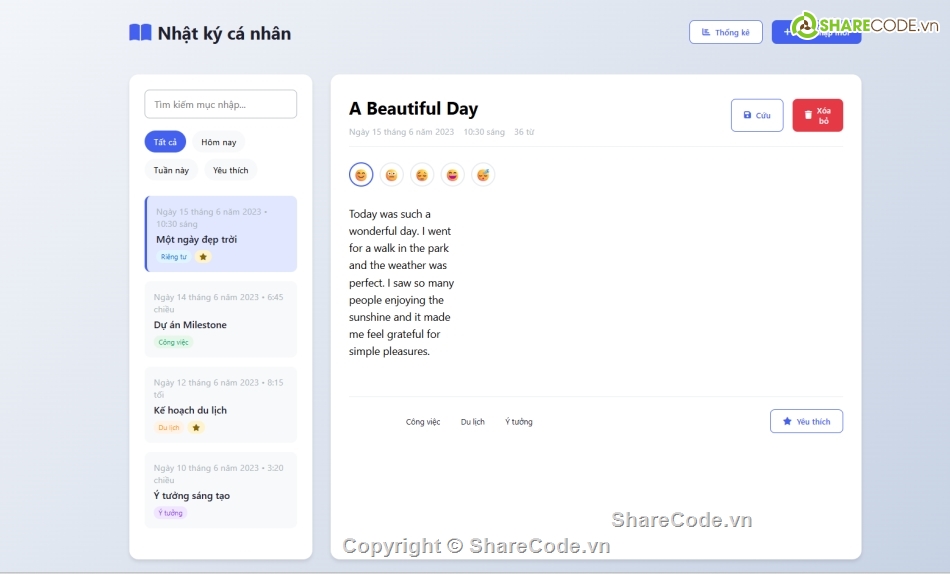 Ứng dụng,Nhật ký,code js