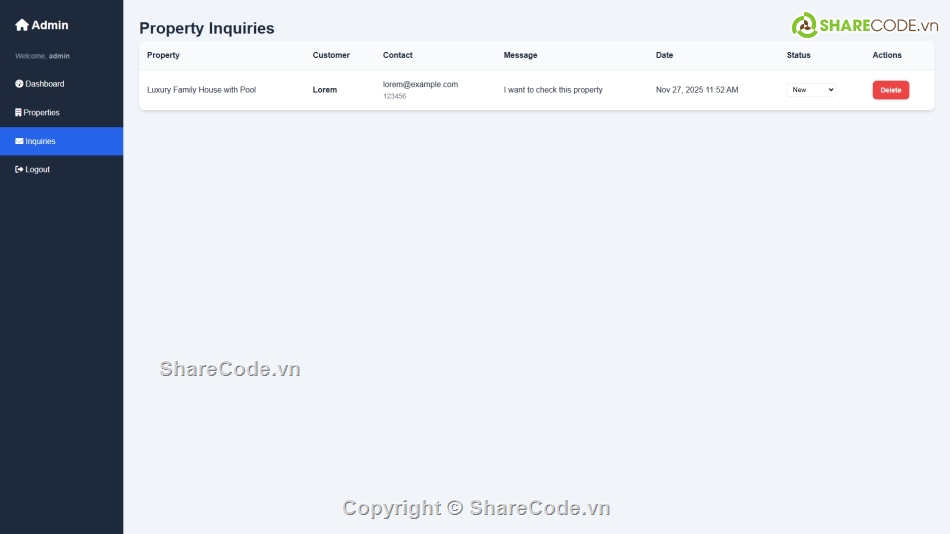 Ứng dụng,PHP và MySQL,niêm yết