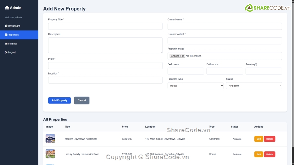 Ứng dụng,PHP và MySQL,niêm yết