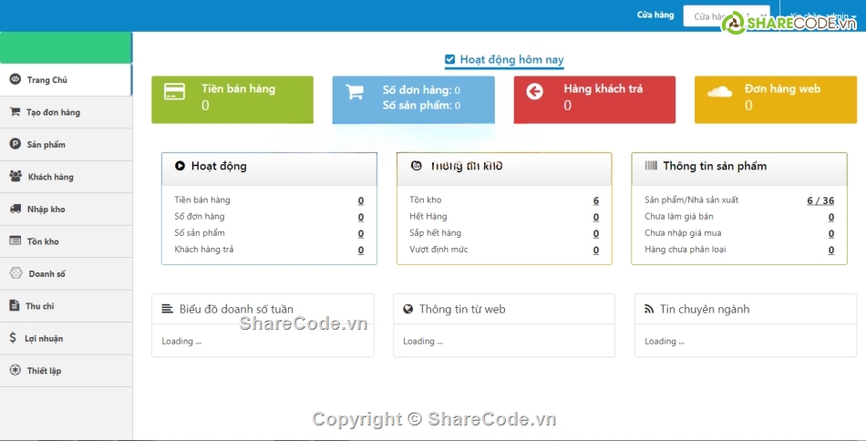 Ứng dụng,php,quản lý bán hàng