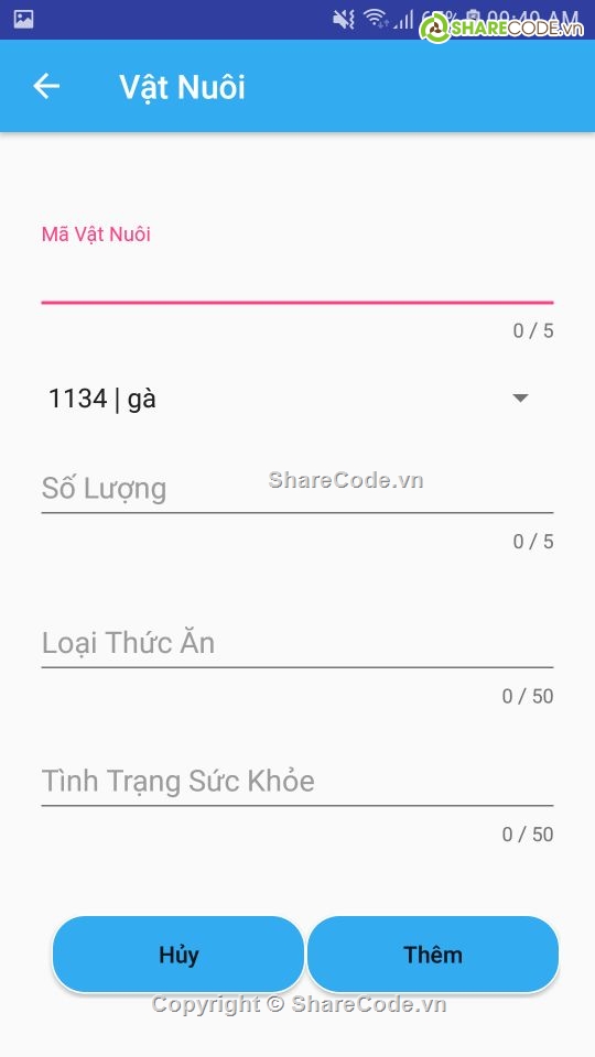 Ứng dụng quản lý chăn nuôi,quản lý chăn nuôi,Android quản lý chăn nuôi,Ứng dụng android,quan ly,phần mền quản lý