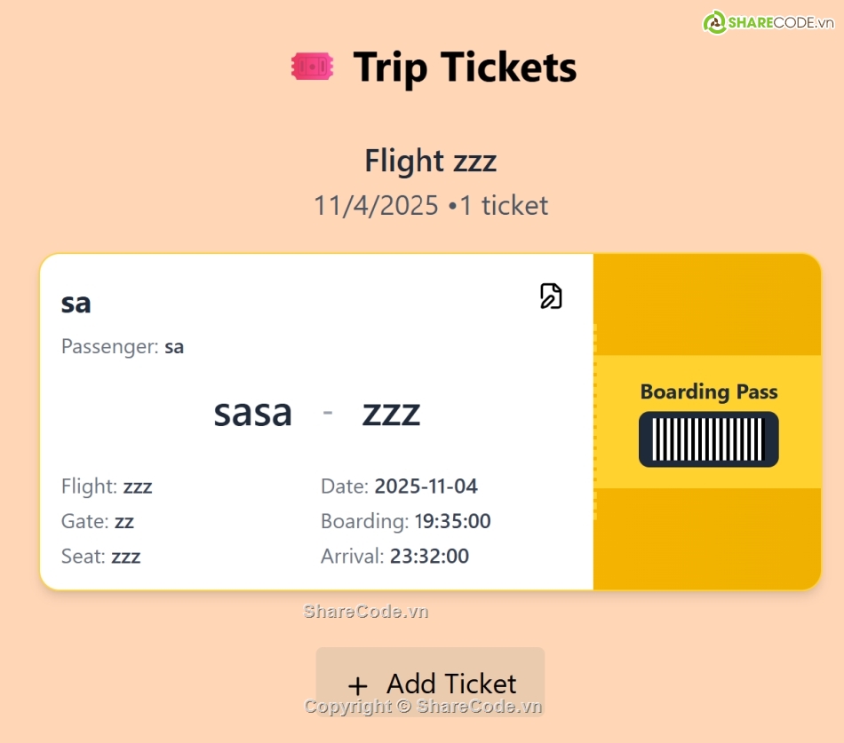 Ứng dụng,quản lý du lịch,Code quản lý du lịch
