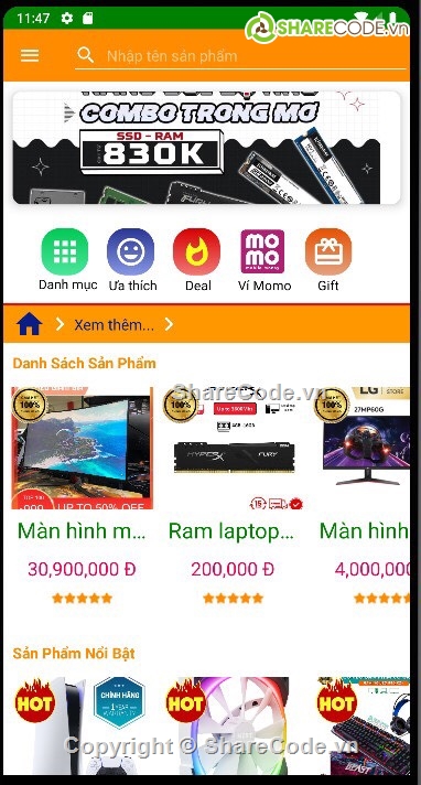 Ứng dụng,mua sắm,quản lý,điện tử,firebase,đồ án android