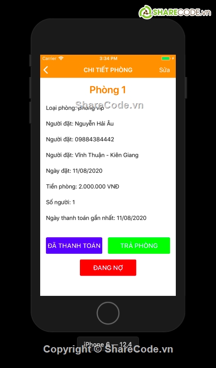 quản lý phòng trọ,quản lý phòng trọ ios,quản lý phòng trọ swift,motel