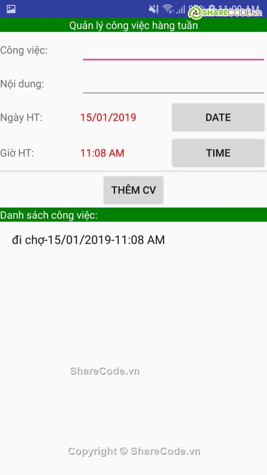 quản lý thời gian,quản lý công việc,Ứng dụng quản lý thời gian,Ứng dụng android,quan ly