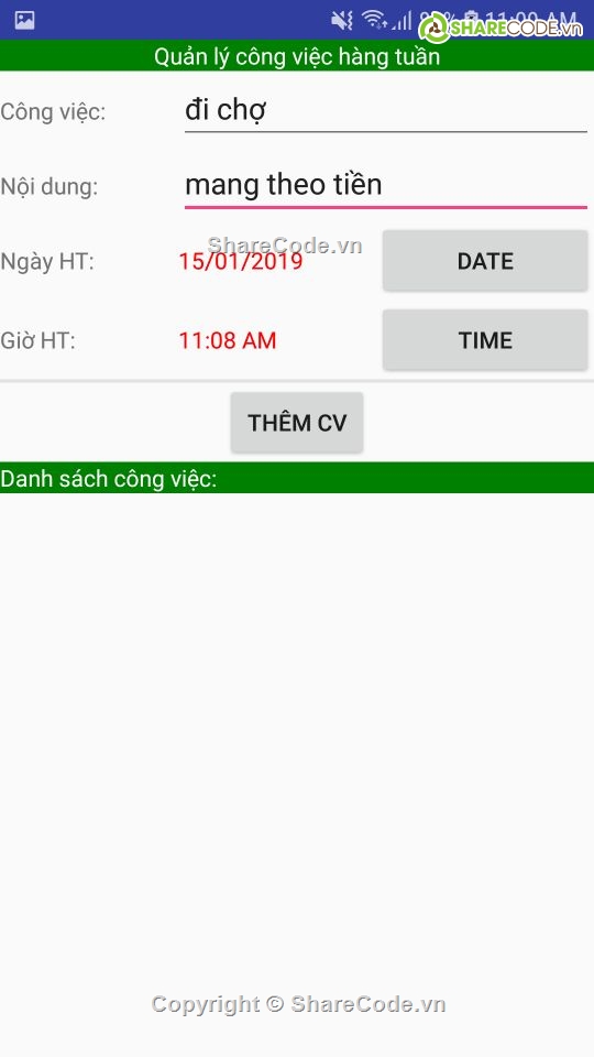 quản lý thời gian,quản lý công việc,Ứng dụng quản lý thời gian,Ứng dụng android,quan ly