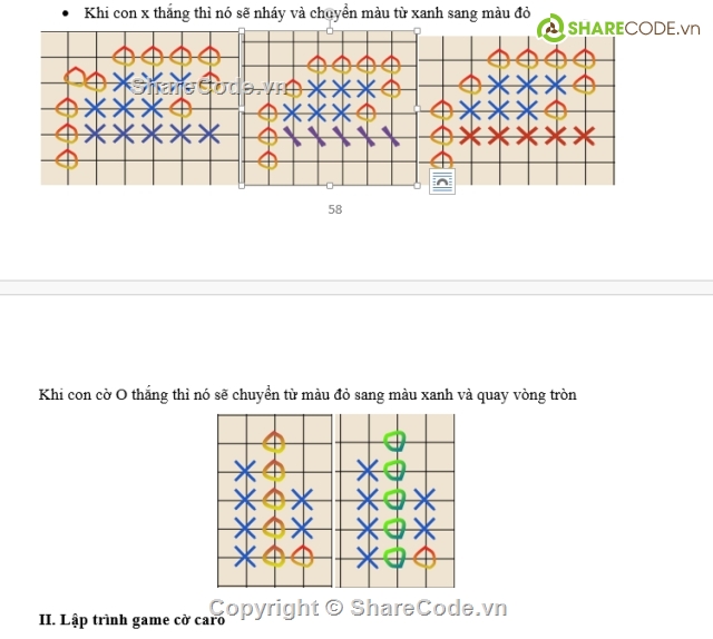 Full báo cáo,Game caro,game caro c#,code caro