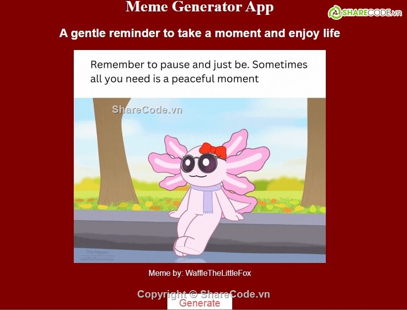 Ứng dụng,javascript,tạo meme