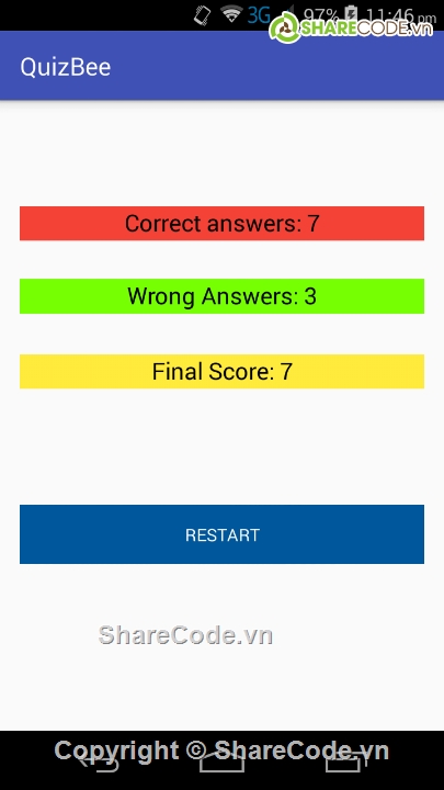 Code trắc nghiệm android studio,Code thi trắc nghiệm,Code android trắc nghiệm