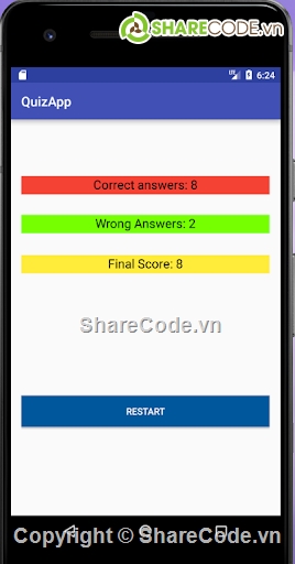 Code trắc nghiệm android studio,Code thi trắc nghiệm,Code android trắc nghiệm