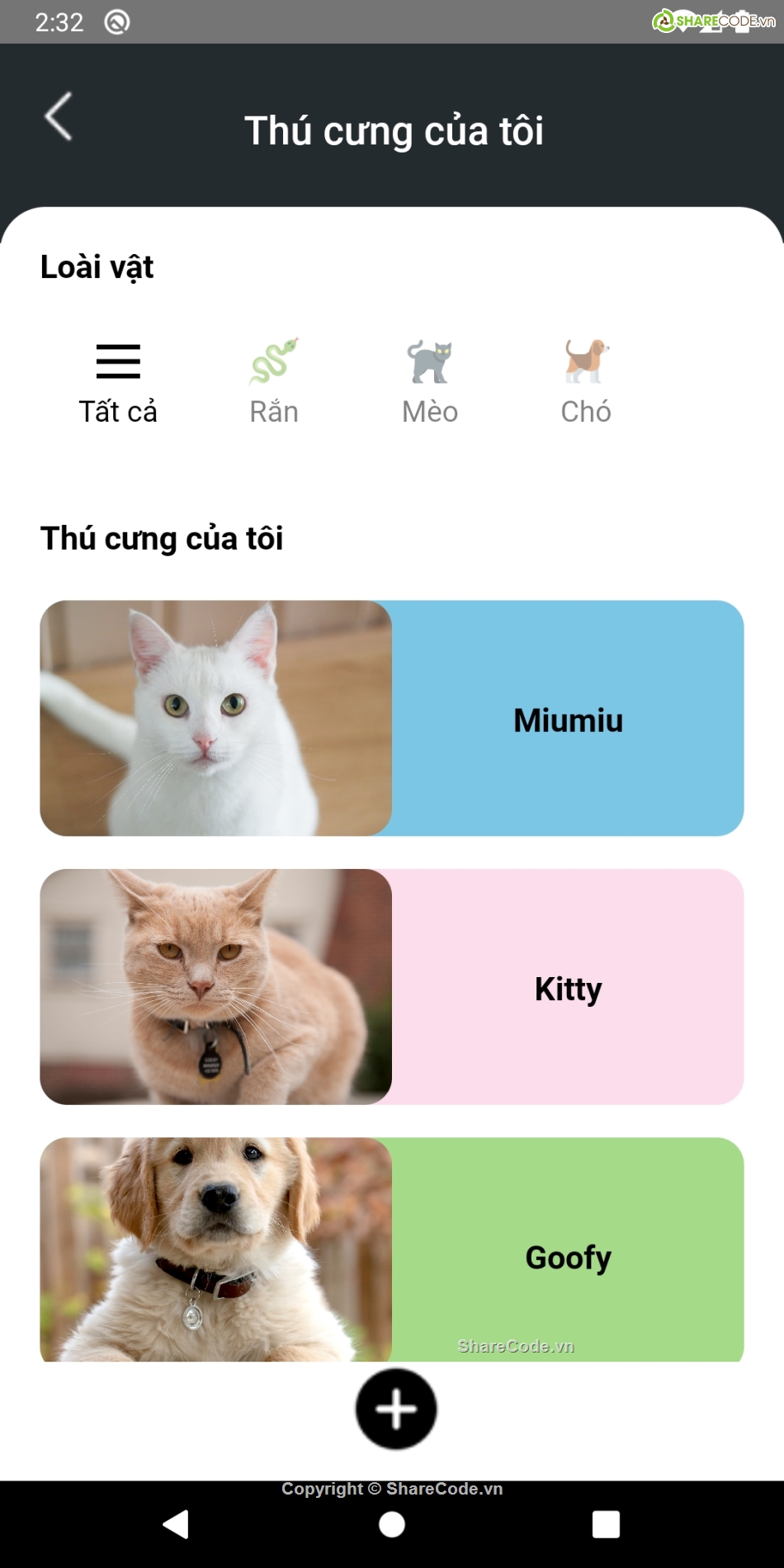 Ứng dụng,thú cưng,Ứng dụng  Android
